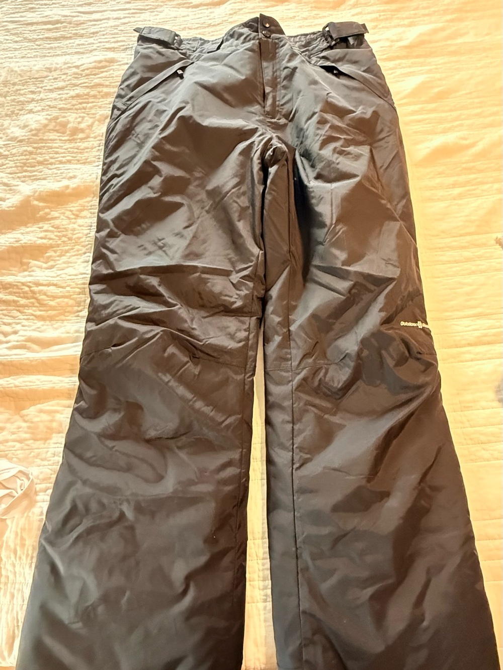 Outdoor Snow Jogger Pants for Men — Black